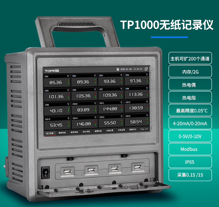 多通道无纸记录仪
