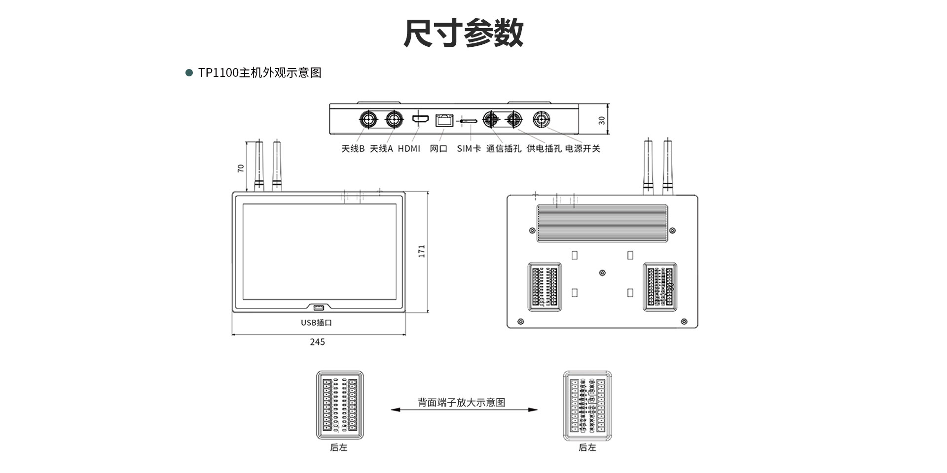 TP1100无线数据记录仪