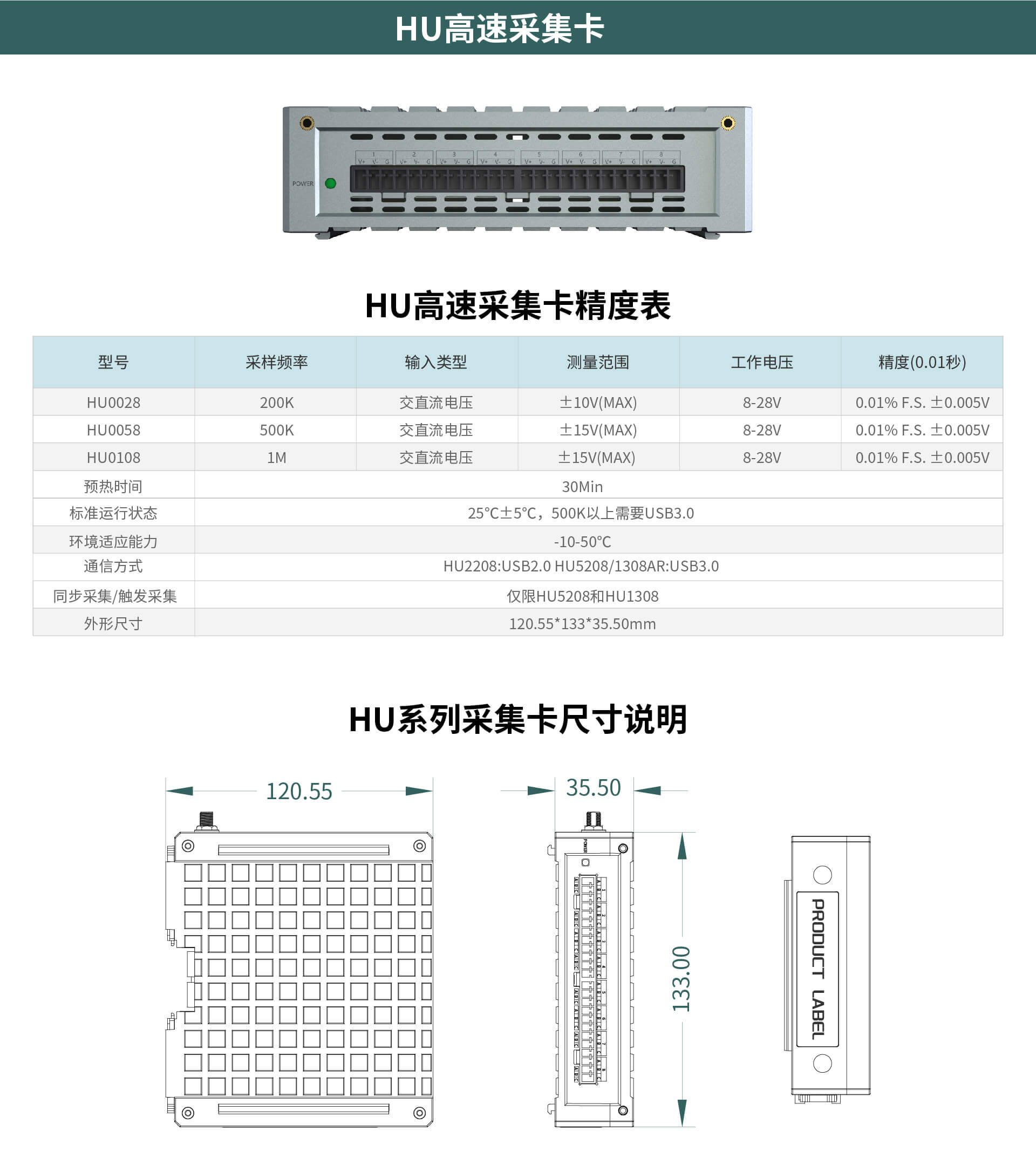 多通道高速數據采集模塊