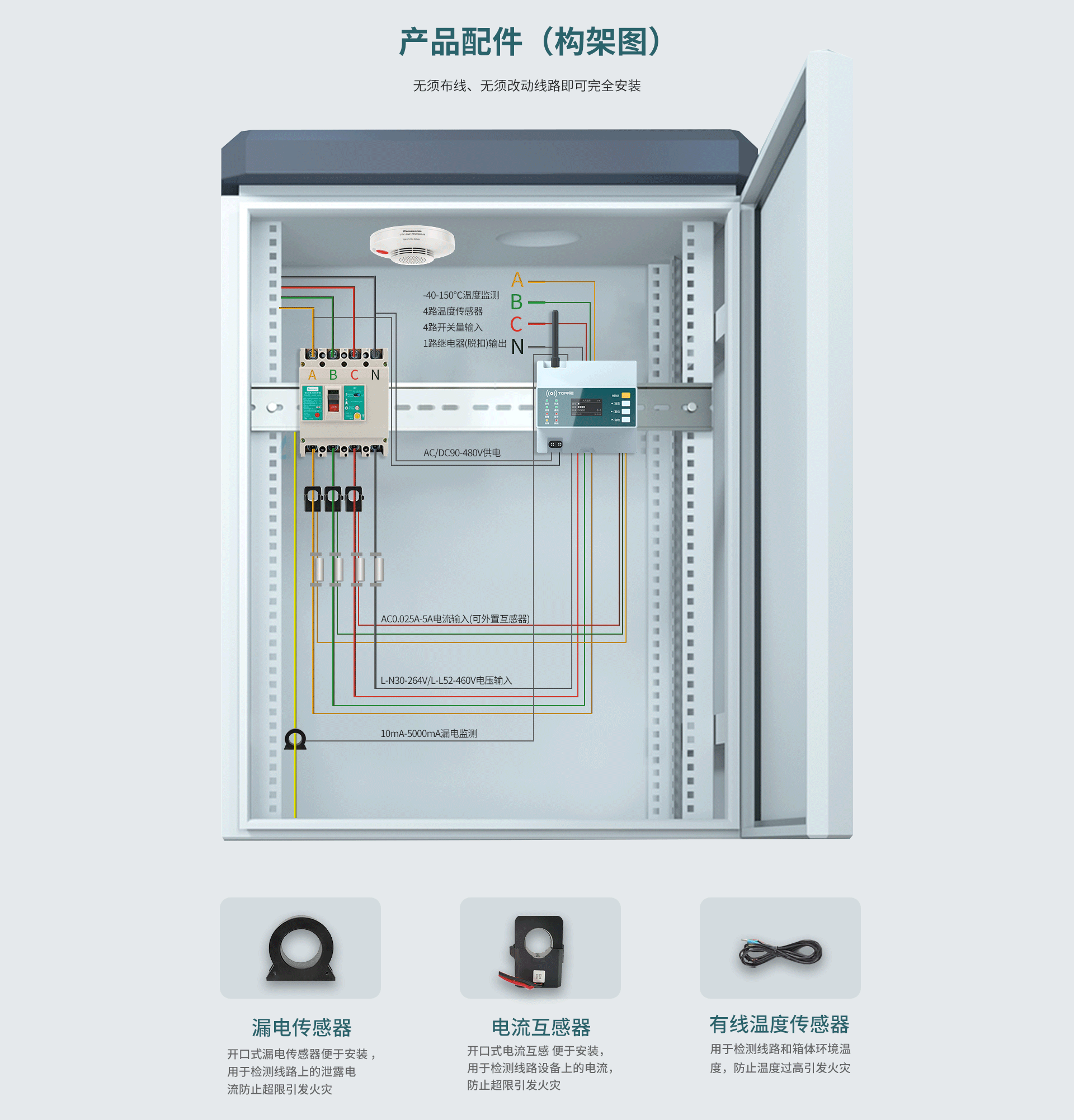 组合式火灾探测器